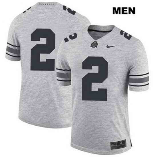 Chase Young Nike Ohio State Buckeyes Authentic Mens Stitched  2 Gray College Football Jersey Without Name Jersey